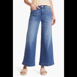 Paige - Harper High Waist Ankle Wide Leg Jeans